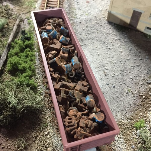 Scale junk scrap load - scrap,