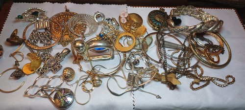 Mixed metal jewelry scrap - mixed,
