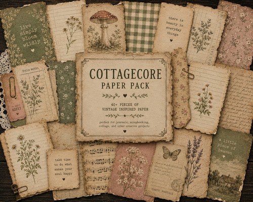 Mystery junk journal scrap - junk,