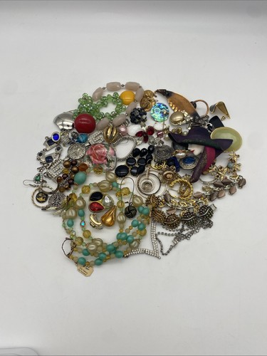 1lb broken junk jewelry lot - broken,