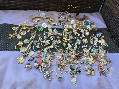 Vintage modern jewelry lot - &,